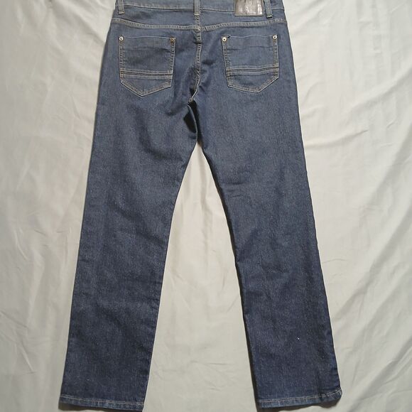 Southpole Men 36x32 Jeans Dark Wash Stretch Indigo Blue Selvedge Denim Skate Y2K - Picture 6 of 14